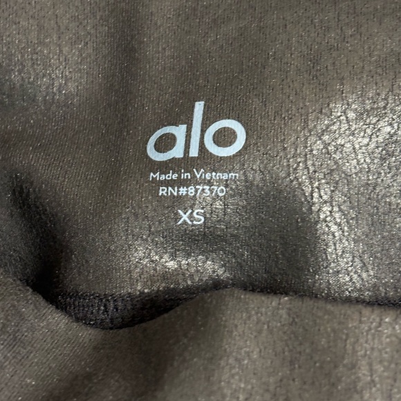 Alo Yoga 7/8 High-Waist Moto Legging Black XS - Picture 6 of 6